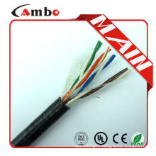 CAT5E Outdoor Gel Filled UTP Cable Black Direct Burial